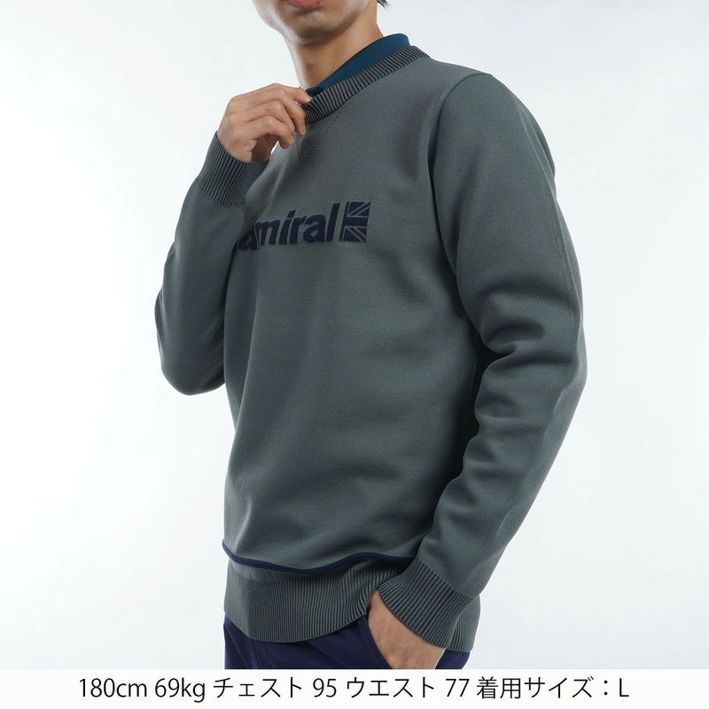 Sweater Men's Admiral Golf ADMIRAL GOLF Japan Genuine 2024 Fall / Winter New Golf Wear