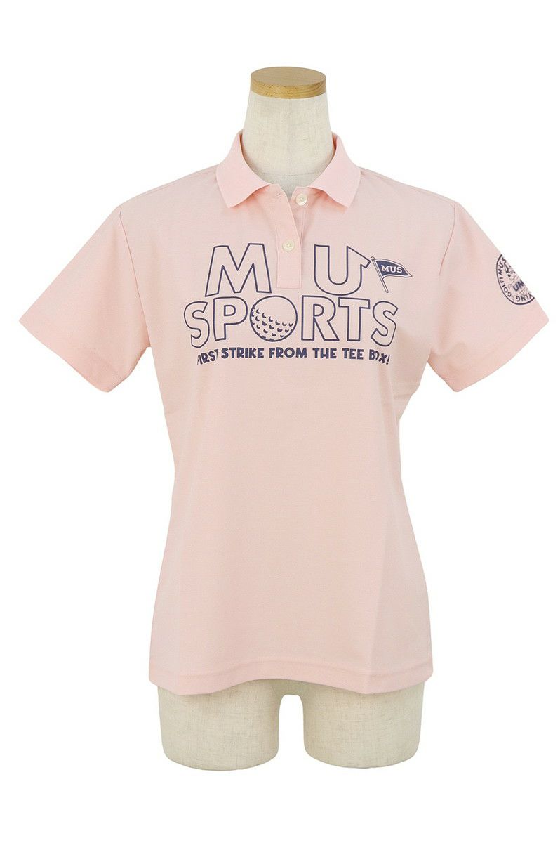 女子馬球襯衫MU Sports M.U Sports Musports高爾夫服裝