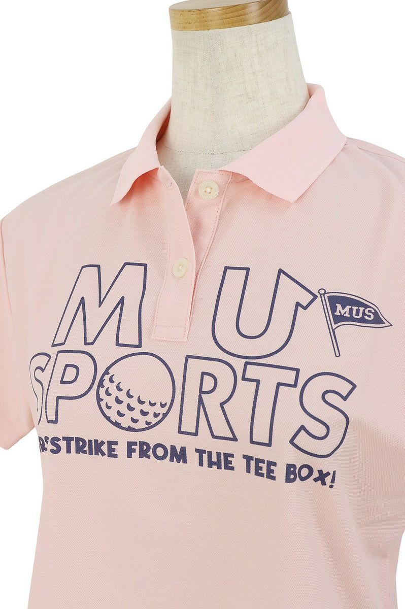 女子馬球襯衫MU Sports M.U Sports Musports高爾夫服裝