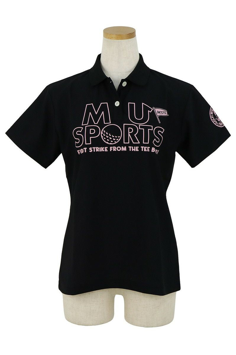 女子馬球襯衫MU Sports M.U Sports Musports高爾夫服裝