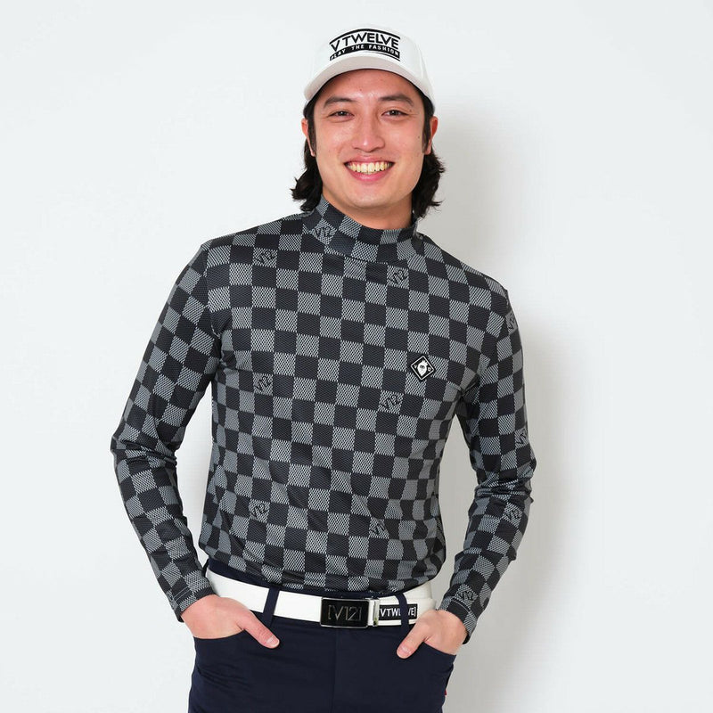 High neck shirt for men V12 golf V-Twelve golf wear