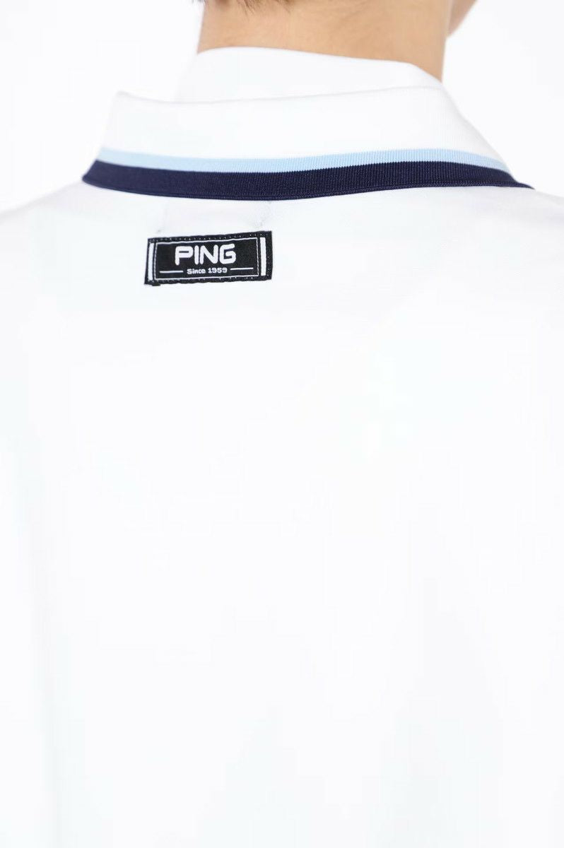 Poro shirt & high -neck shirt Ladies pin 2024 Fall / winter new golf wear