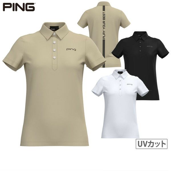 Poro Shirt Ladies Pin Ping 2024 Autumn / Winter Golf wear