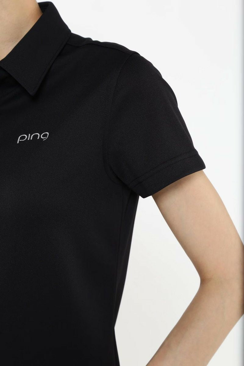 Poro Shirt Ladies Pin Ping 2024 Autumn / Winter Golf wear