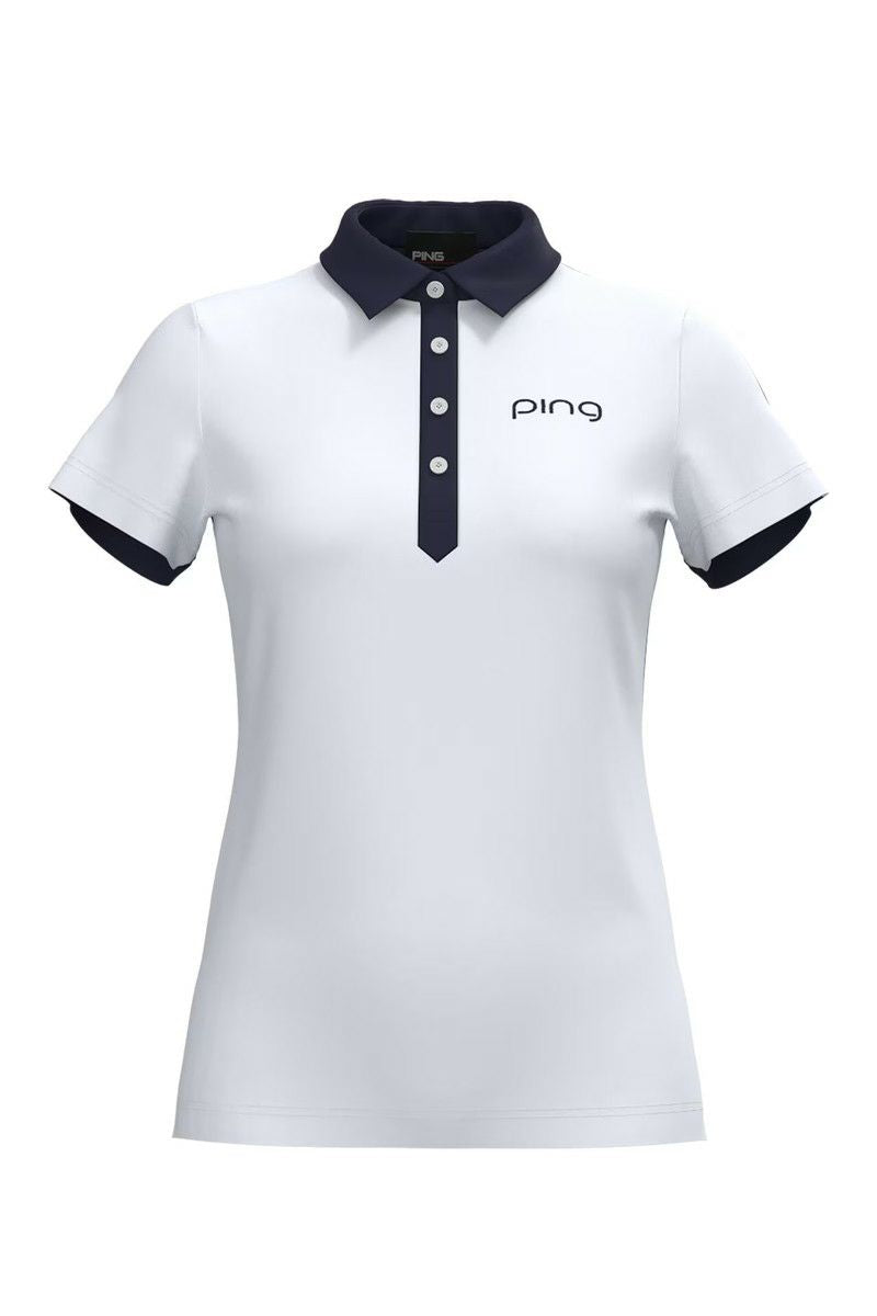 Poro Shirt Ladies Pin Ping 2024 Autumn / Winter Golf wear