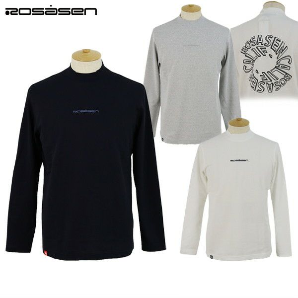 High Neck Shirt Men's Losersen ROSASEN 2024 Fall / Winter New Golf Wear