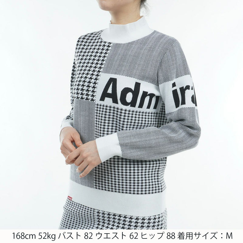 Sweater Ladies Admiral Golf ADMIRAL GOLF Japan Genuine 2024 Fall / Winter New Golf Wear