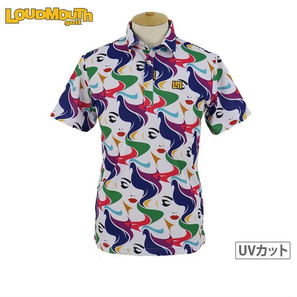 Men's Polo Shirt Loudmouth Golf LOUDMOUTH GOLF Japanese Official Product Japanese Standard Golf Wear