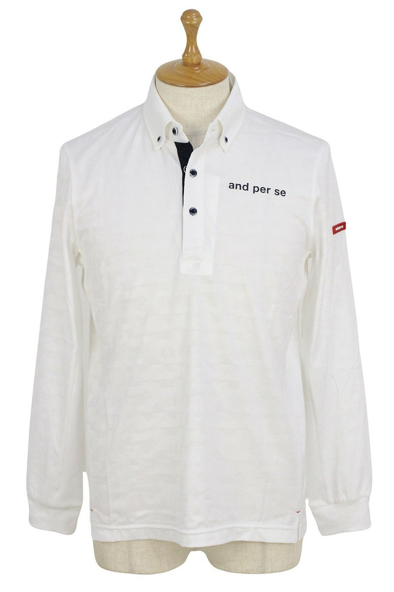 Poro Shirt Men's Anpasi And Per SE 2024 Fall / Winter New Golf Wear