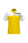 Short -sleeved polo shirt men's pin ping 2024 Fall / winter new golf wear