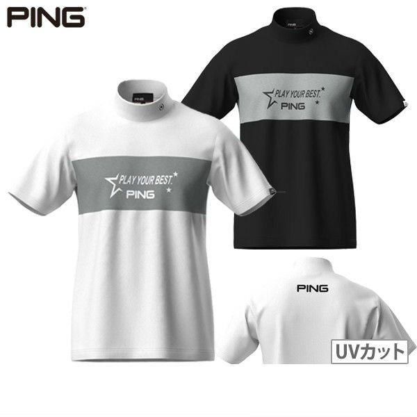 High Neck Shirt Men's Ping Ping 2024 Fall / Winter New Golf Wear