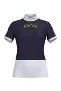 High Neck Shirt Ladies Ping Ping 2024 Fall / Winter New Golf Wear