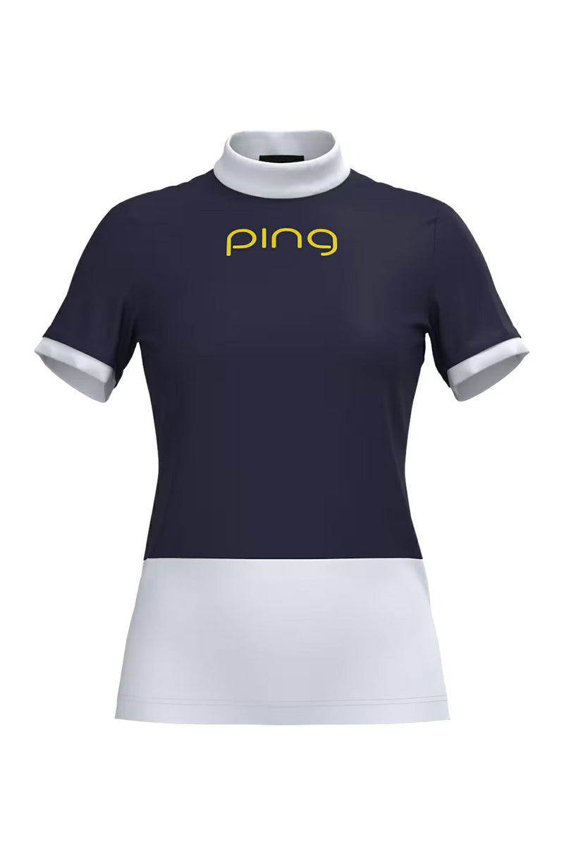 高脖子襯衫女士ping ping 2024秋冬新高爾夫服裝