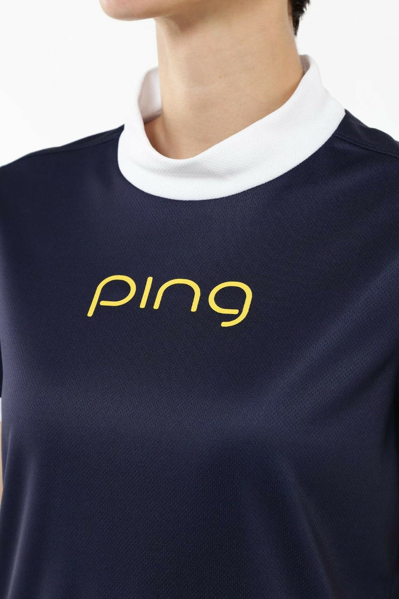 高脖子衬衫女士ping ping 2024秋冬新高尔夫服装