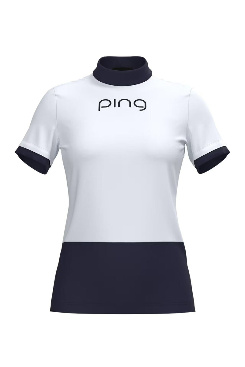 高脖子襯衫女士ping ping 2024秋冬新高爾夫服裝