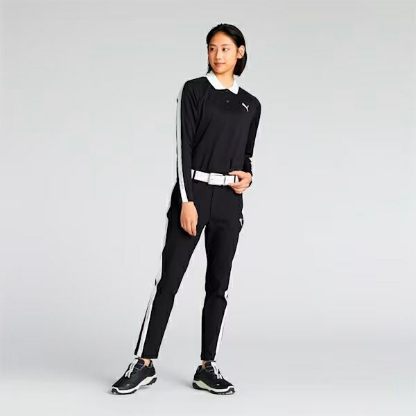 Poro襯衫女士Puma Golf Puma高爾夫日本真實2024年秋季 /冬季新高爾夫服裝