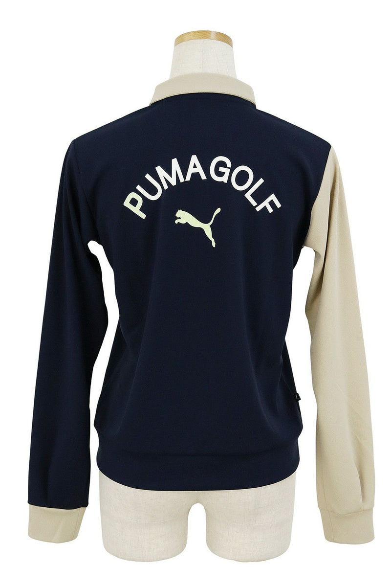 Poro襯衫女士Puma Golf Puma高爾夫日本真實2024年秋季 /冬季新高爾夫服裝