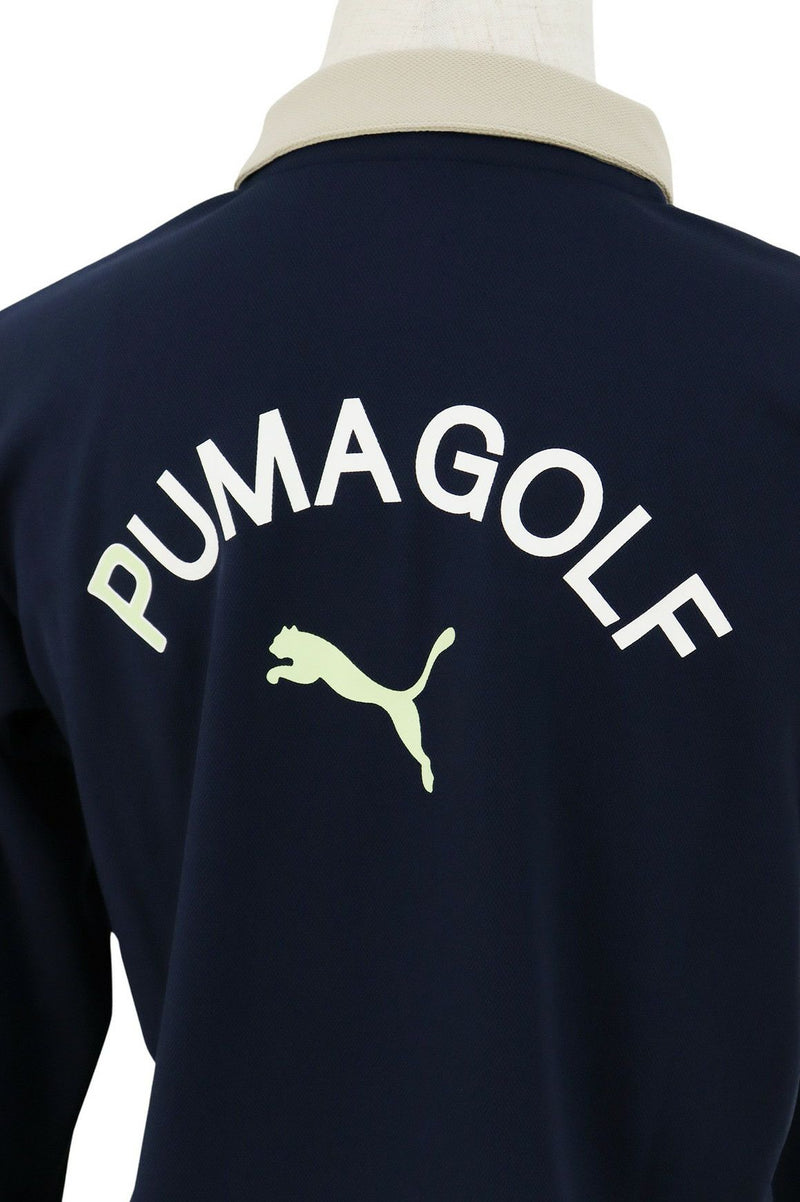 Poro襯衫女士Puma Golf Puma高爾夫日本真實2024年秋季 /冬季新高爾夫服裝