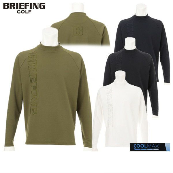 High Neck Shirt Men's Briefing Golf BRIEFING GOLF 2024 Fall / Winter New Golf Wear