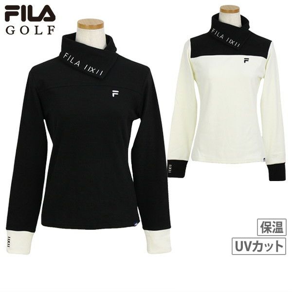 High Neck Shirt Ladies Fira Golf FILA GOLF 2024 Fall / Winter New Golf Wear