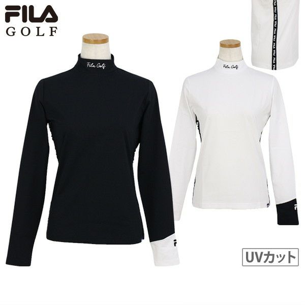 High Neck Shirt Ladies Fira Golf FILA GOLF 2024 Fall / Winter New Golf Wear