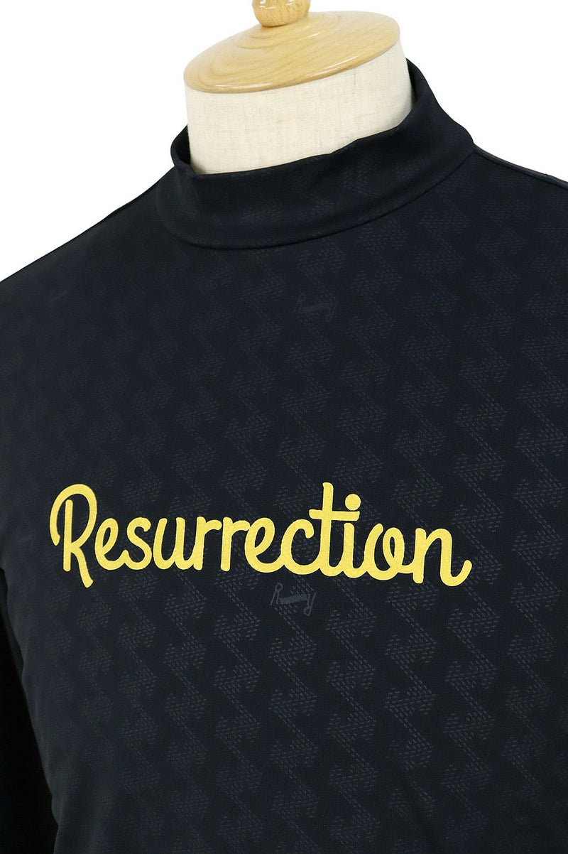 High Neck Shirt Men's Reservoion Resurrection 2024 Fall / Winter New Golf Wear