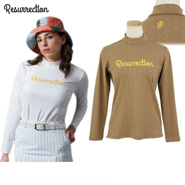 High Neck Shirt Ladies Lesarection RESURRECTION 2024 Fall / Winter New Golf Wear