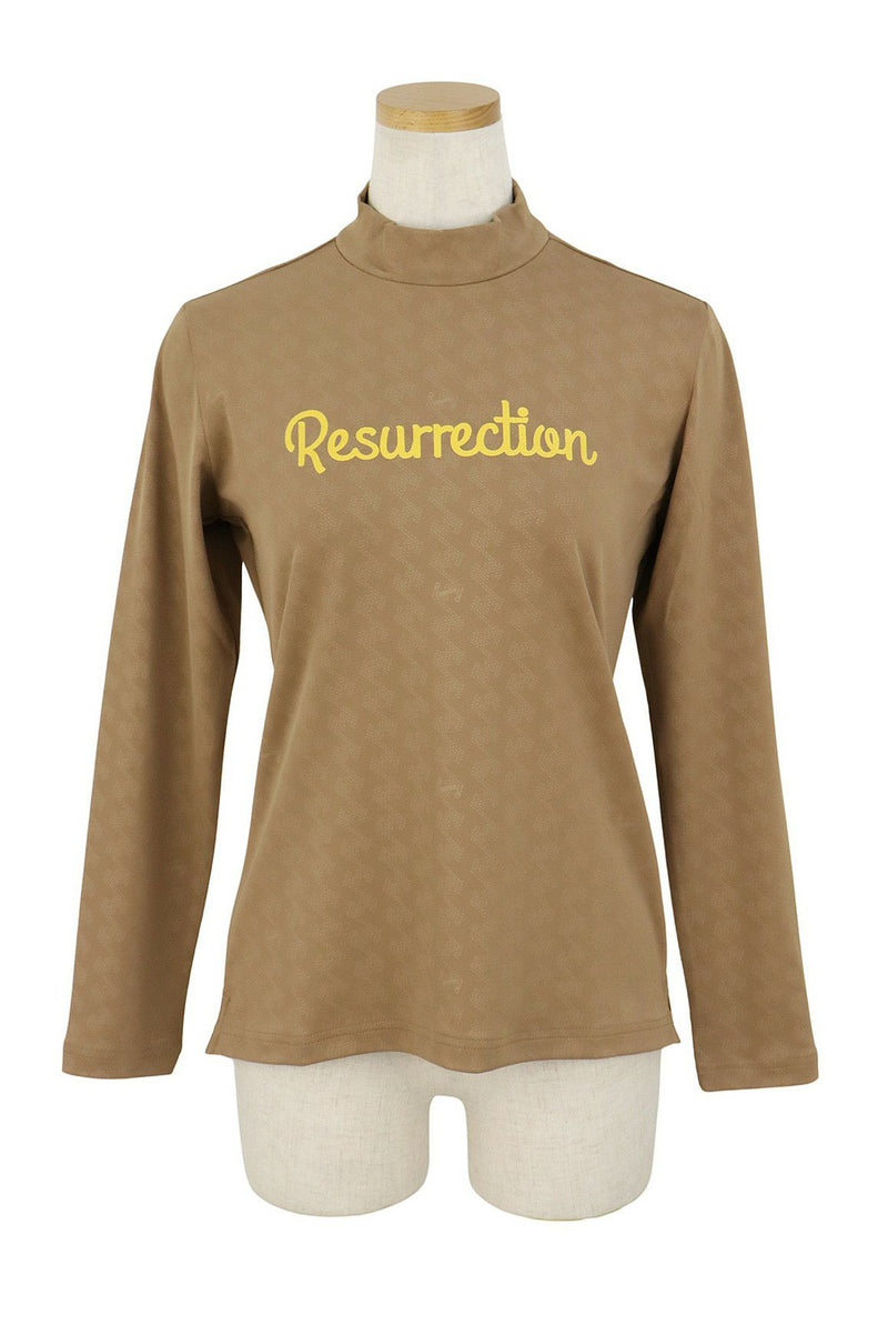 High Neck Shirt Ladies Lesarection RESURRECTION 2024 Fall / Winter New Golf Wear