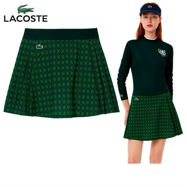 スカート レディース ラコステ スポーツ LACOSTE SPORT 日本正規品 2024 秋冬 新作 ゴルフウェア