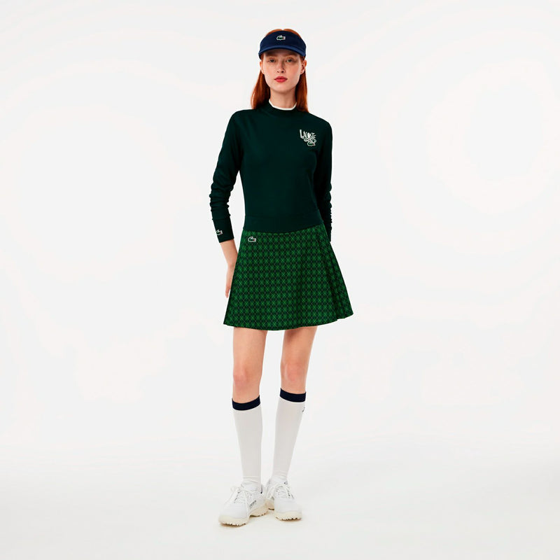 Skirt Ladies Lacoste Sports Lacoste Sport Japan Genuine 2024 Fall / Winter New Golf Wear