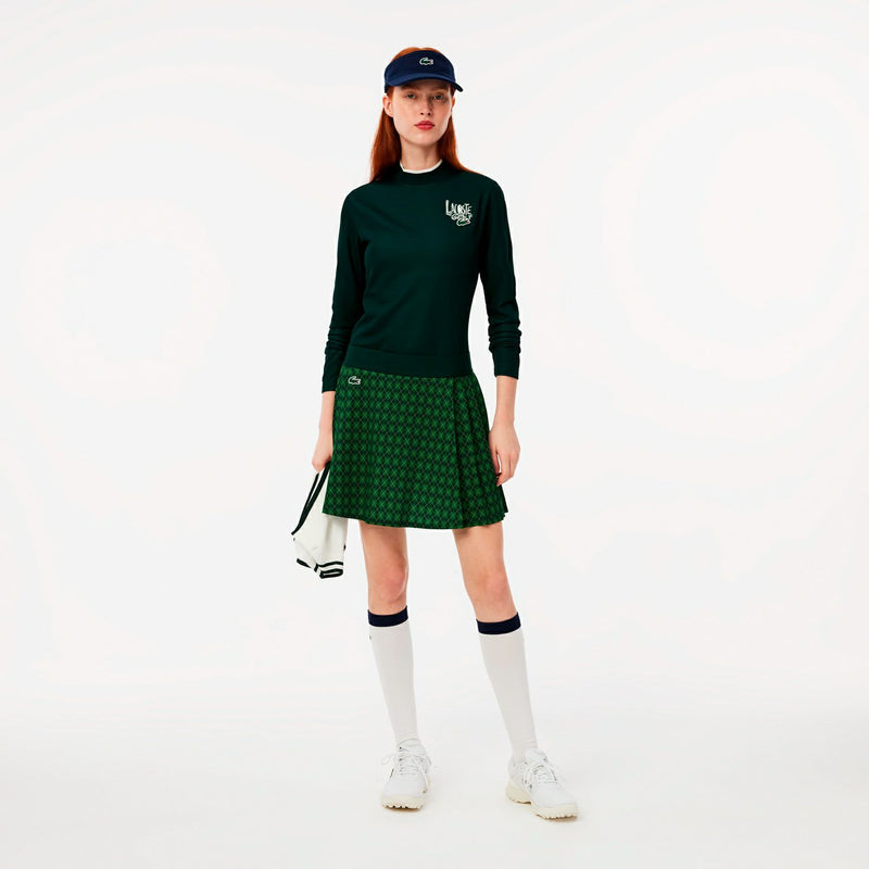 Skirt Ladies Lacoste Sports Lacoste Sport Japan Genuine 2024 Fall / Winter New Golf Wear