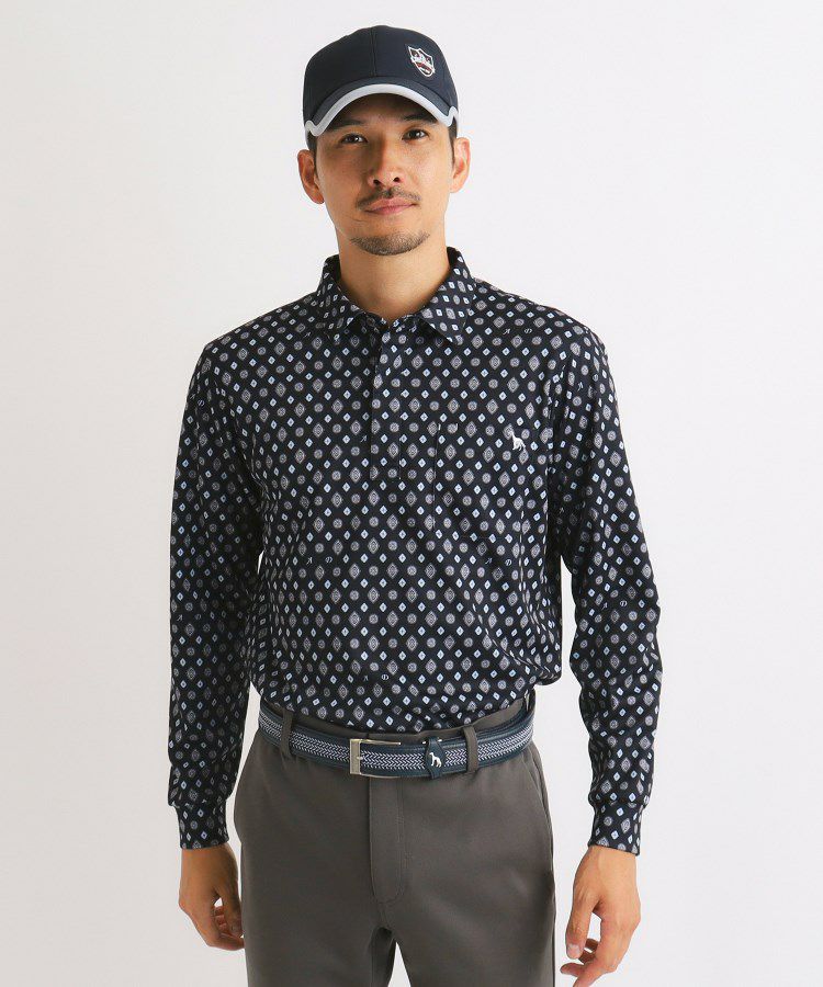 Poro Shirt Men's Adabat Adabat 2024 Autumn / Winter New Golf Wear