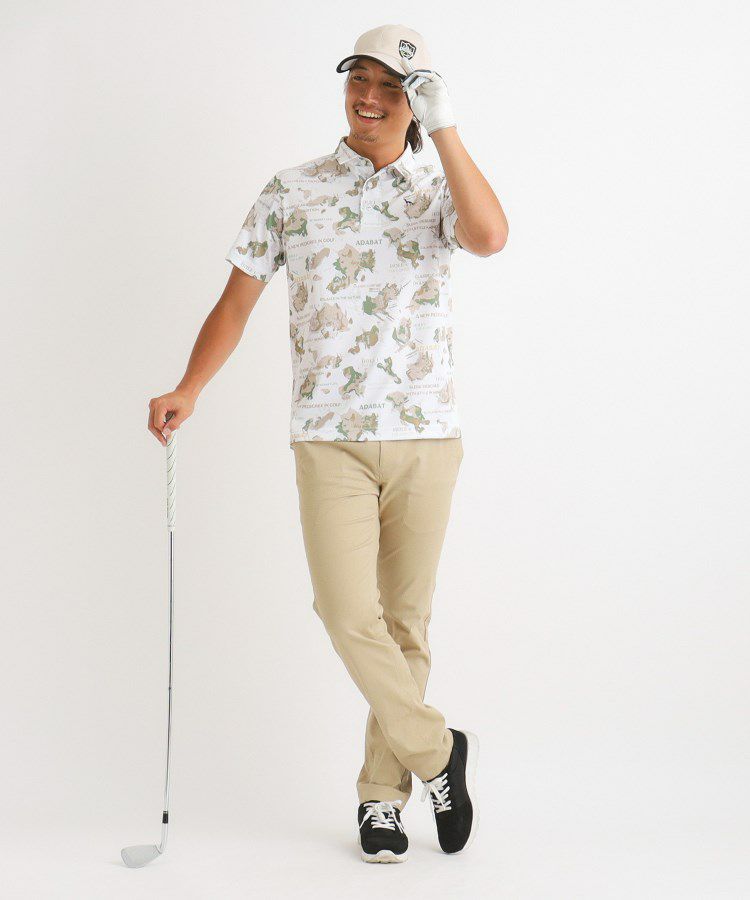 Poro Shirt Men's Adabat Adabat 2024 Autumn / Winter New Golf Wear