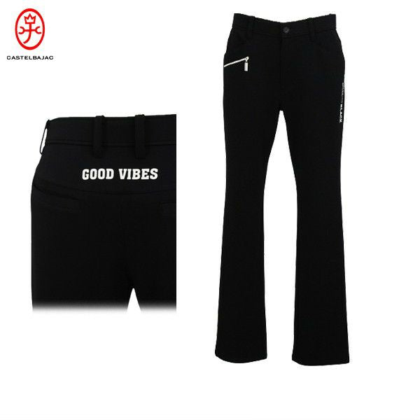 Long Pants Men's Castelba Jack Sports Black Line Castelbajac Sport Black LINE 2024 New Fall / Winter Golf wear