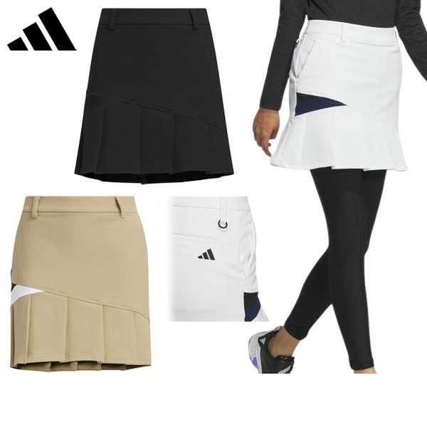 Skirt Ladies Adidas Adidas Golf Adidas Golf Japan Genuine 2024 Fall / Winter New Golf wear