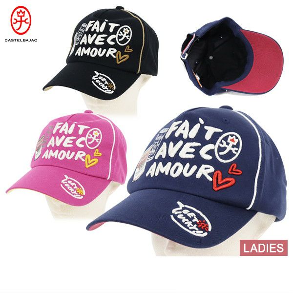 Cap Ladies Castelba Jack Sports Sports Castelbajac Sport 2024秋冬新高尔夫