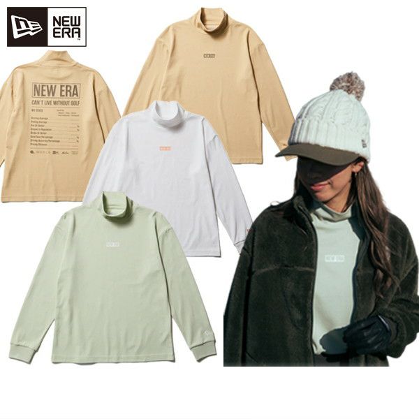 High Neck Shirt Ladies New Era Golf New Era NEW ERA Japan Genuine 2024 Fall / Winter New Golf Wear