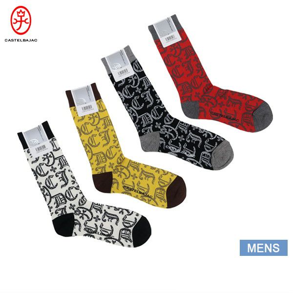 Crew socks Men's Castelba Jack Castelbajac 2024 Autumn / Winter new work