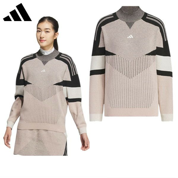 Sweater Ladies Adidas Adidas Golf Adidas Golf Japan Genuine 2024 Fall / Winter New Golf wear