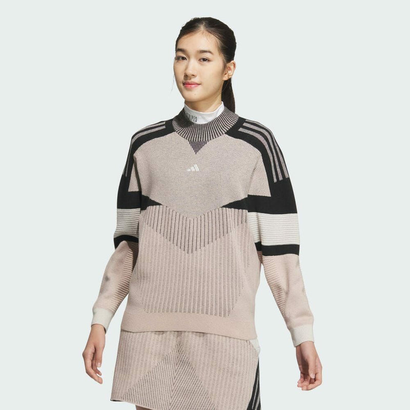 Sweater Ladies Adidas Adidas Golf Adidas Golf Japan Genuine 2024 Fall / Winter New Golf wear