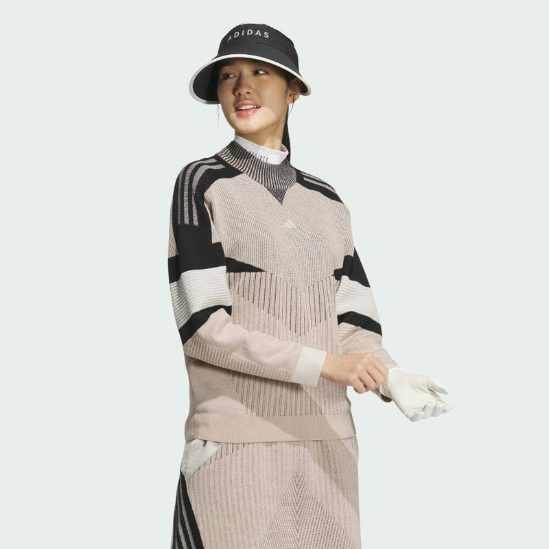 Sweater Ladies Adidas Adidas Golf Adidas Golf Japan Genuine 2024 Fall / Winter New Golf wear