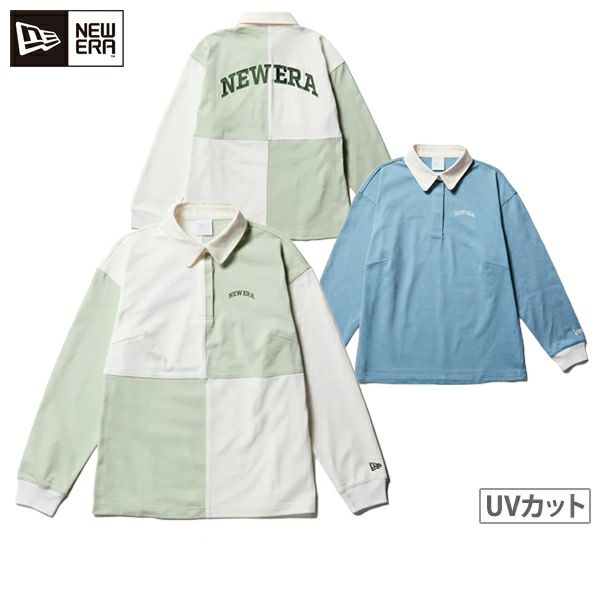 Long -Sleeved Polo Shirt Ladies New Era Golf New Era Japan Genuine 2024 가을 / 겨울 New Golf Wear