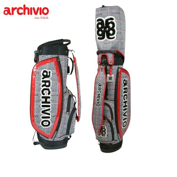 Stand -type caddy bag Men's Ladies Alchibio ARCHIVIO 2024 Fall / Winter New Golf