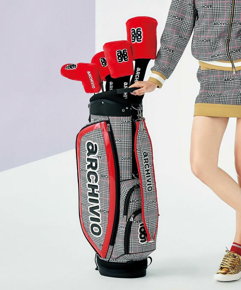 Stand -type caddy bag Men's Ladies Alchibio ARCHIVIO 2024 Fall / Winter New Golf