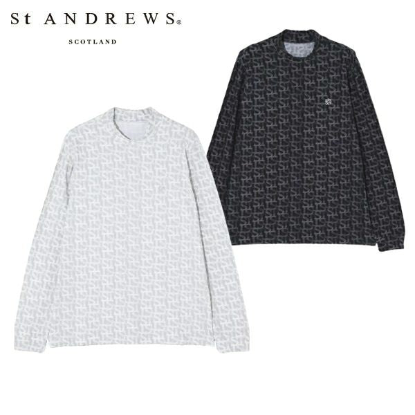 High Neck Shirt Men 's St. 및 Ruis St Andrews 2024 가을 / 겨울 새 골프 착용