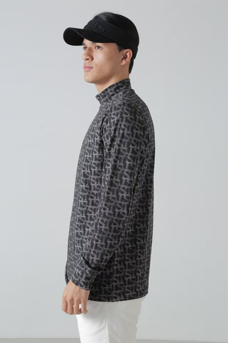 High Neck Shirt Men 's St. 및 Ruis St Andrews 2024 가을 / 겨울 새 골프 착용