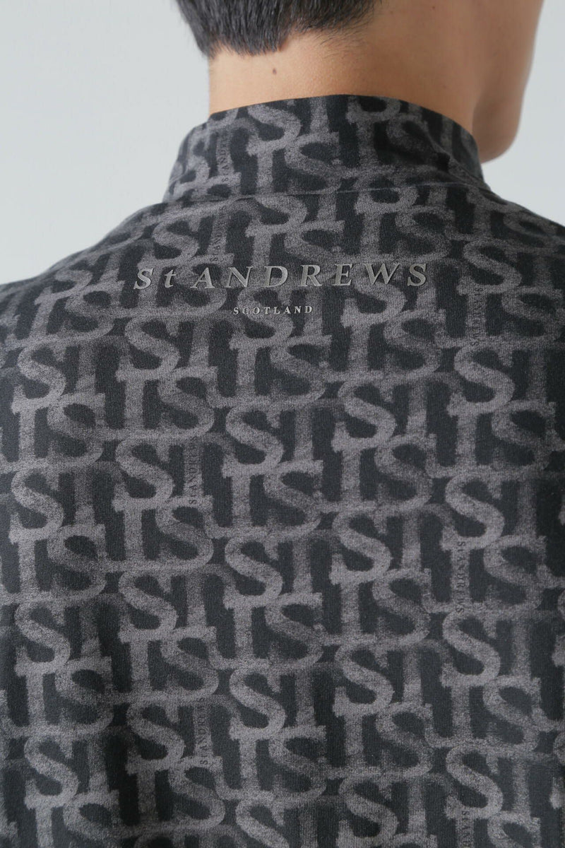 High Neck Shirt Men 's St. 및 Ruis St Andrews 2024 가을 / 겨울 새 골프 착용