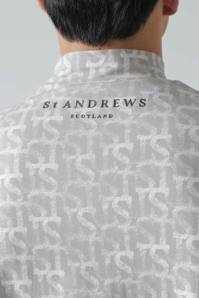 High Neck Shirt Men 's St. 및 Ruis St Andrews 2024 가을 / 겨울 새 골프 착용