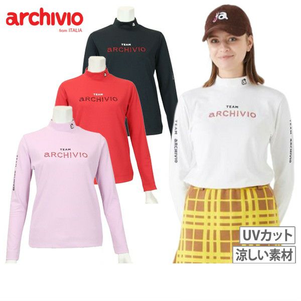 高頸襯衫女士Alchivio 2024秋冬新高爾夫服裝