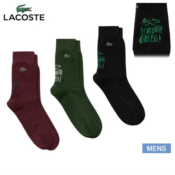 Socks Men's Lacoste Sports Lacoste Sport Japan Genuine 2024 Fall / Winter New Golf